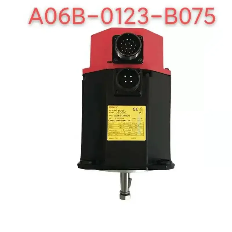 Second-Hand FANUC AC Servo Motor A06B-0123-B075 CNC Machine