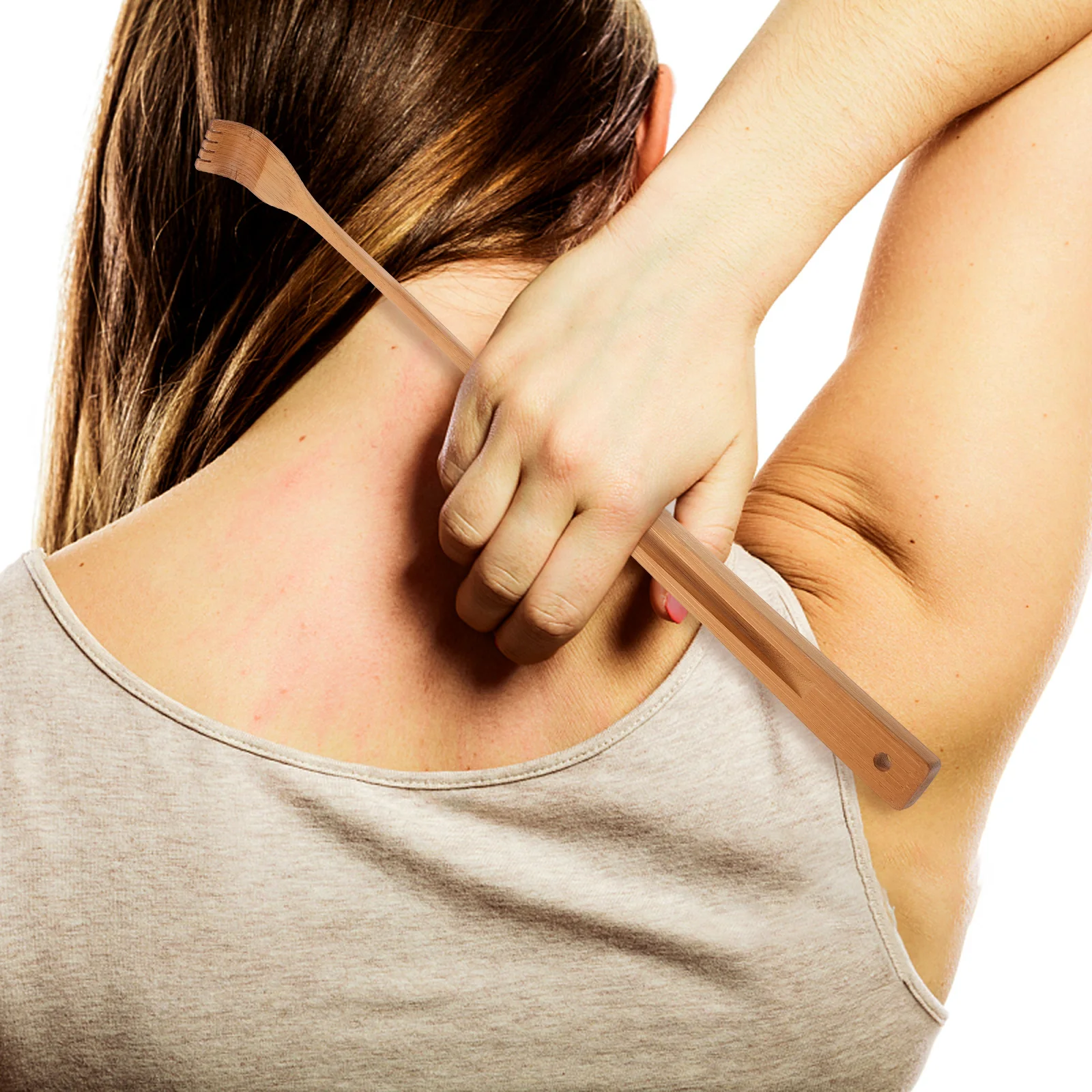 

1pc Bamboo Back Scratcher Handmade Folding Scratcher Portable Self Massage Tool Durable Massager For Home Travel Use