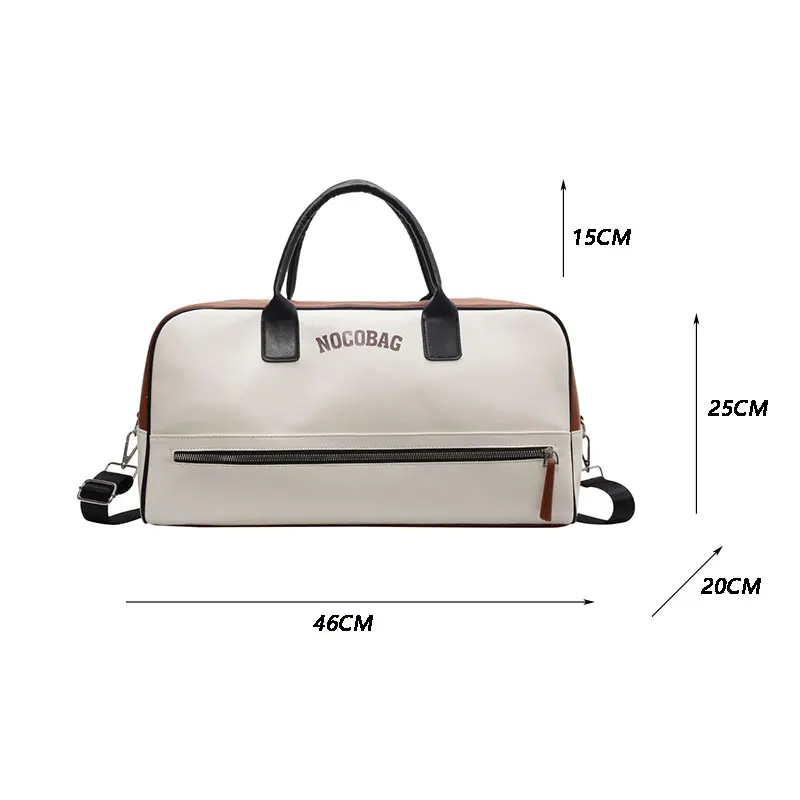 Women Bag Vintage PU Leather Business Short-distance Carry Hand Luggage Bags Large-capacity Travel Bag Fitness Messenger Bags