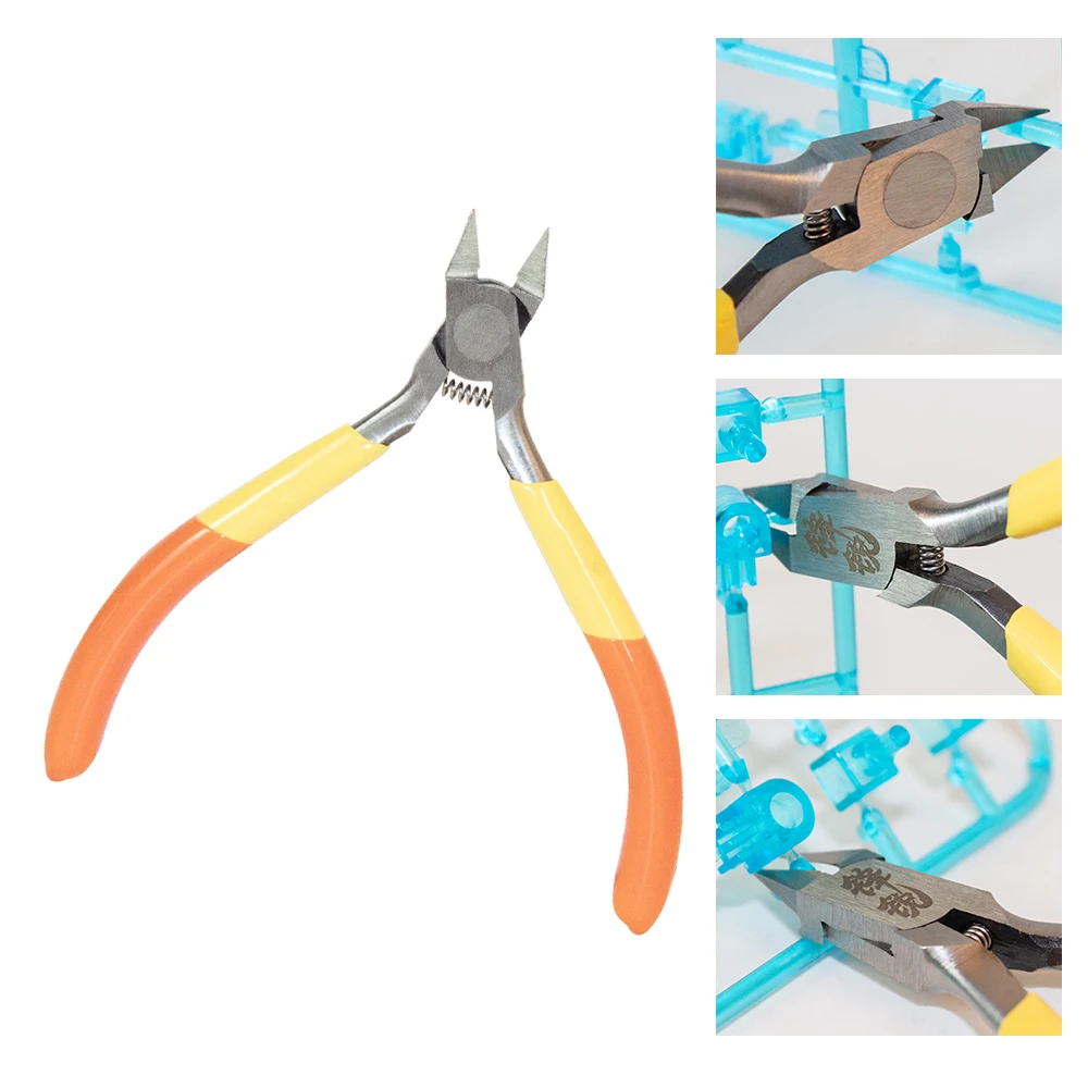 Carbon Steel Precision Sharp Cutter Pliers for Puzzles 3d Model Assembly Wire Cutting Featuring Diagonal Nippers and Sharp Snips