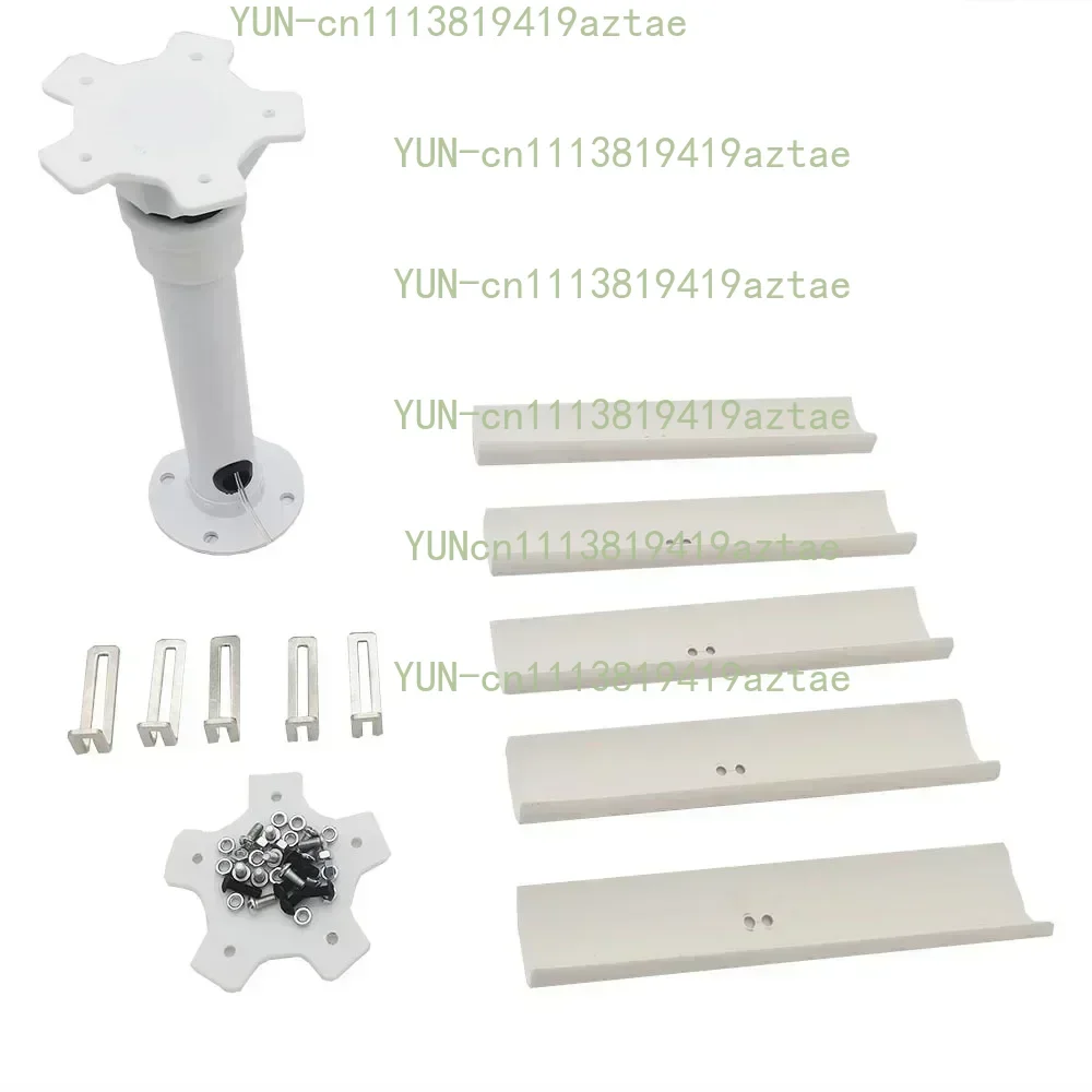 1-35W DIY Vertical Axis Wind Turbine Model Wind Power Generator Three-Phase Permanent Magnet Generator Windmill Toy Light Make