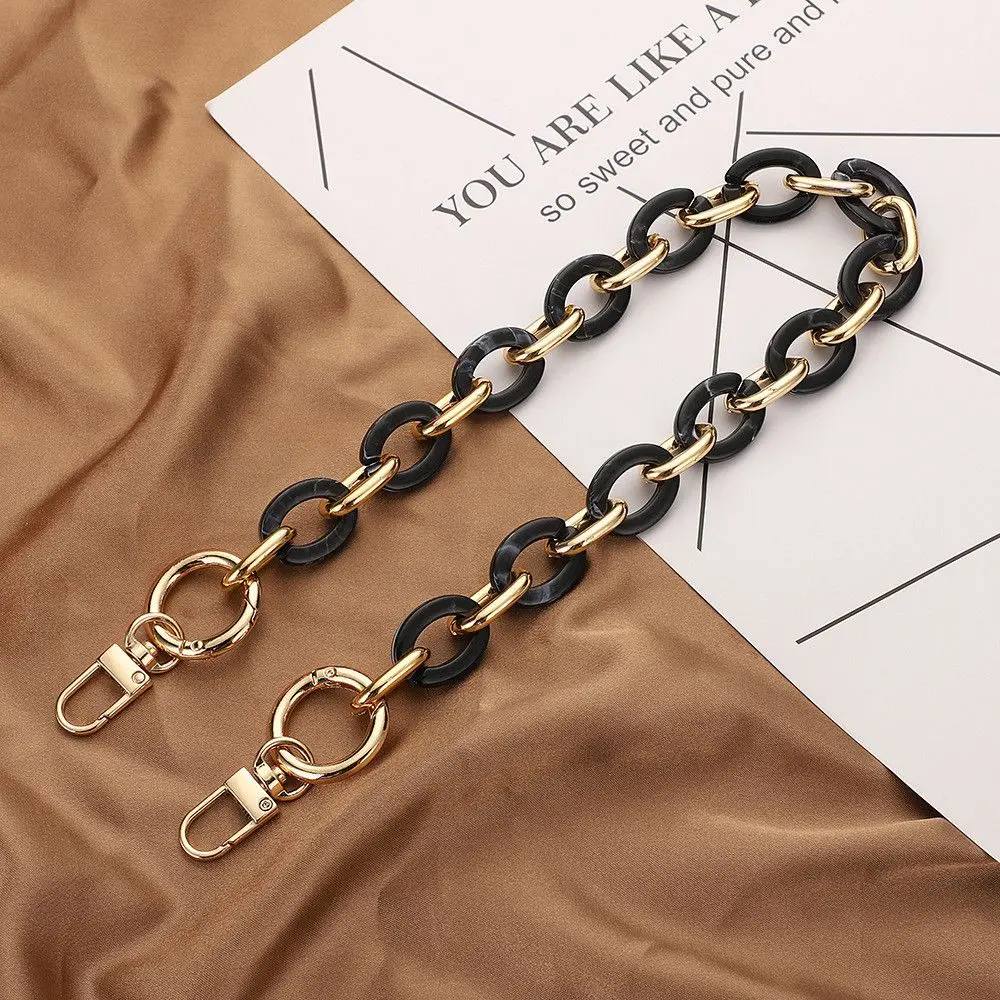 Women Girls Acrylic Bag Chain Strap Detachable Purse Handbag Bag Straps Resin Crossbody DIY Shoulder Bag Accessories