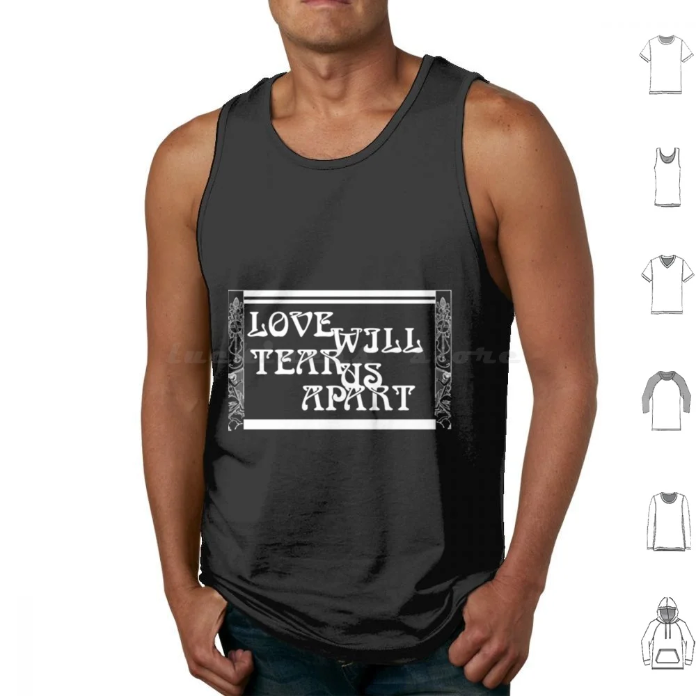 Love Will Tear Us Apart-Joy Division X Cult Camisetas sin mangas Chaleco sin mangas Love Tear Us Apart Joy Division Cult