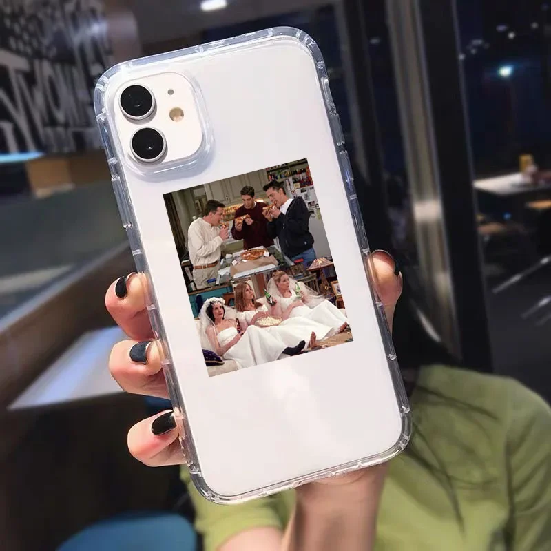 Central Perk Friends Phone Case For iPhone 11 Pro Max 12 7 8 14Plus X XR 15 13 Fashion TV Shows Clear Soft Cover Shockproof Capa