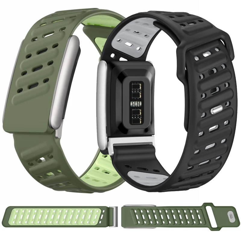 Silicone Sport Band For Whoop 5.0 Watch Strap Soft-Touch Breathable Wristband Fitness Tracker Accessories For Whoop5.0 ECG Strap