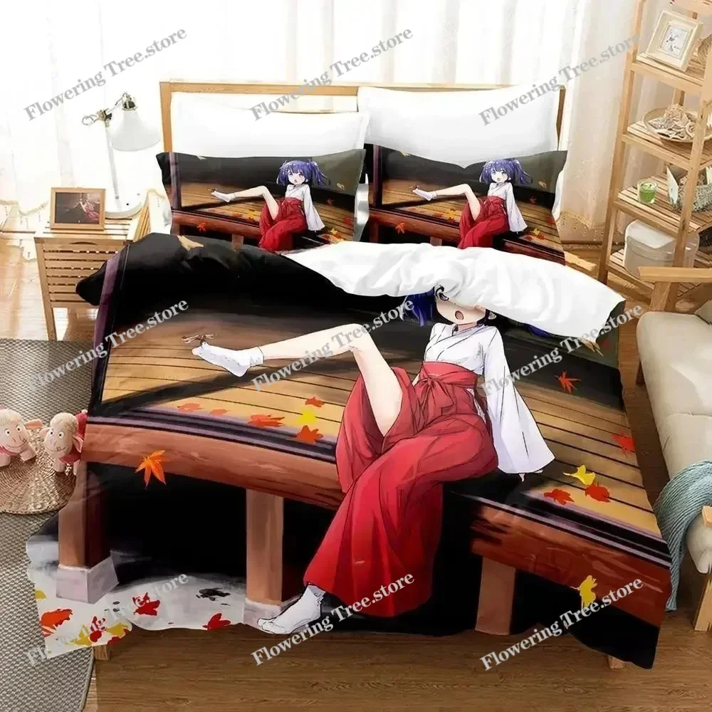 

Soushin Shoujo Matoi Bedding Set Single Twin Full Queen King Size Bed Set Adult Kid Bedroom Duvet cover Sets Anime Bed Sheet Set