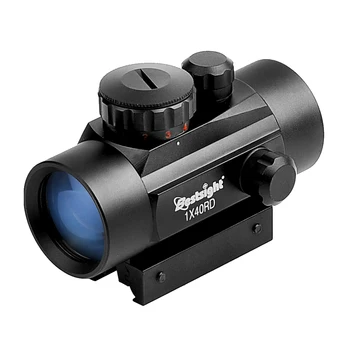 Red Dot Sight 1 x 40 mm Reflexvisier, wasserdicht und stoßfest und beschlagfrei, Red Dot Scope mit 1 Zoll Riser-Montage
