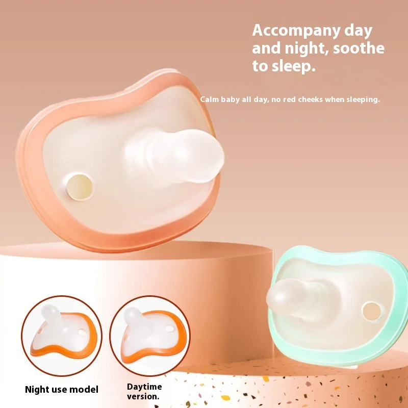 

1 шт., детская соска, жидкая силиконовая ультрамягкая ортодонтическая соска для новорожденных без BPA, успокаивающая грудь, игрушка для прорезывания зубов, соска