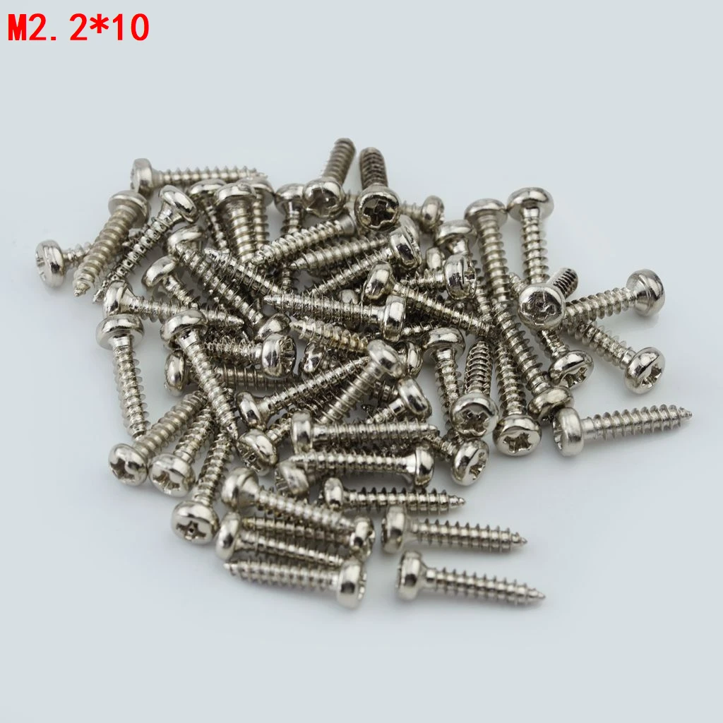 Guitar Bass Tuner Special Screw 2.2 * 10mm 60pcs Available in Four Colors, Stainless Steel Material view 2