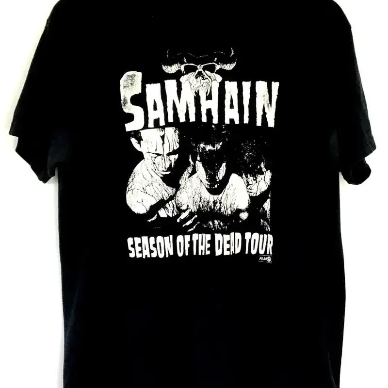 Samhain Band T Shirt Season of the Dead Tour Cotton Black PP145