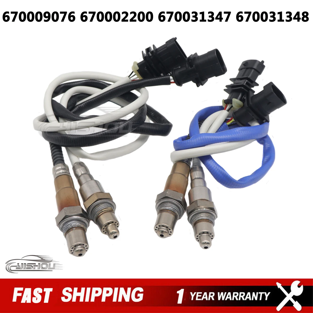 

Air Fuel Ratio Lambda O2 Oxygen Sensor 670009076 670002200 670031347 670031348 For Maserati Ghibli Quattroporte 3.0L V6 Turbo