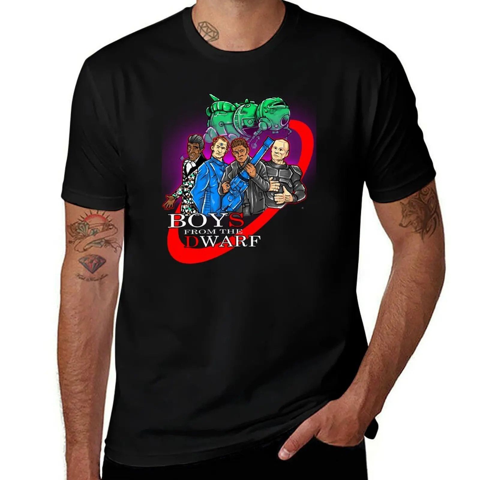 Red Dwarf Boys From The Dwarf StarBug T-Shirt Worker Basic Short Sleeve Tee T-Shirt