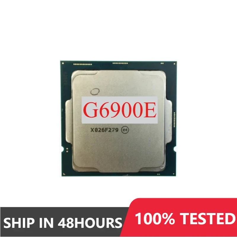 1pcs/lot perfect test G6900E G 6900E CPU 10nm 2 Cores 2 Threads 3.0GHz 4MB 46W Processor LGA1700