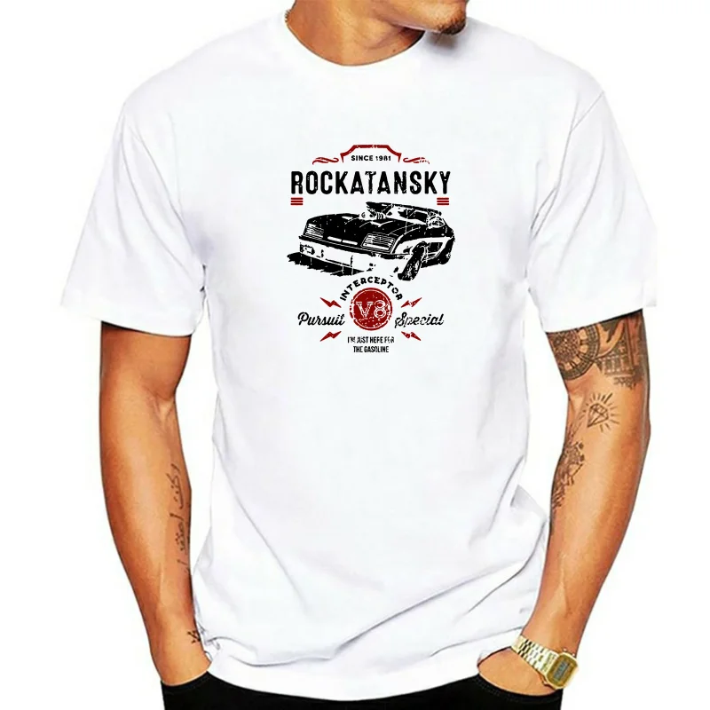 T Shirt Tshirts Black Tee Rockatansky Mens T Shirt Mad Max Mfp Main Force Patrol Pursuit Interceptor 012934