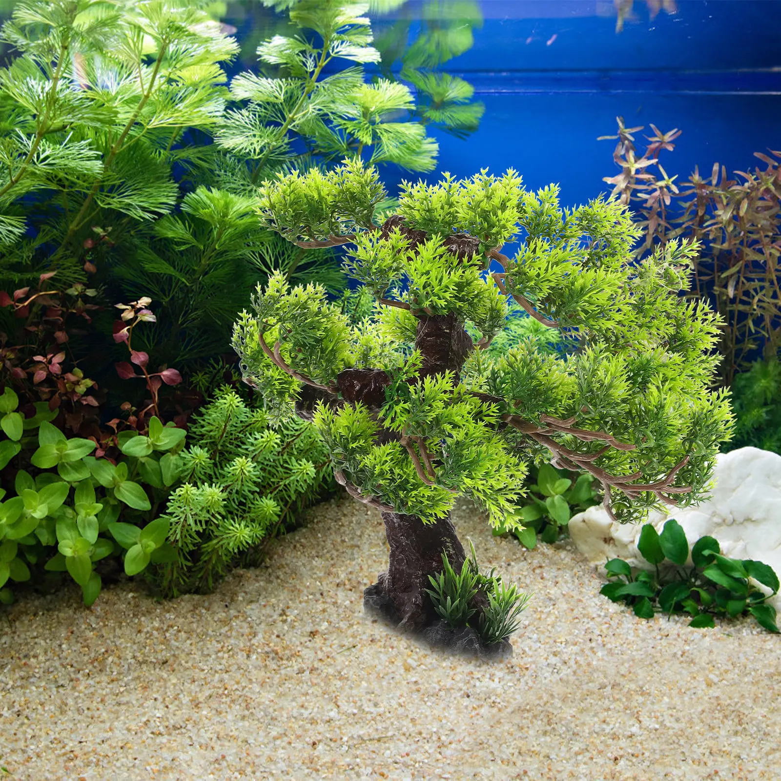 Décoration d'aquarium en résin - Aquarium Planted Tree avis et prix
