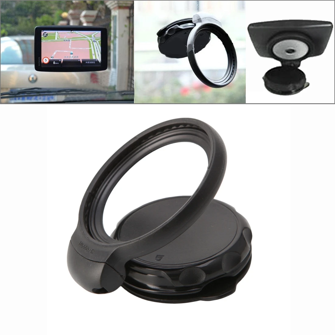 Soporte para parabrisas de coche para TomTom One V4, soporte plegable y ajustable con ventosa para GPS