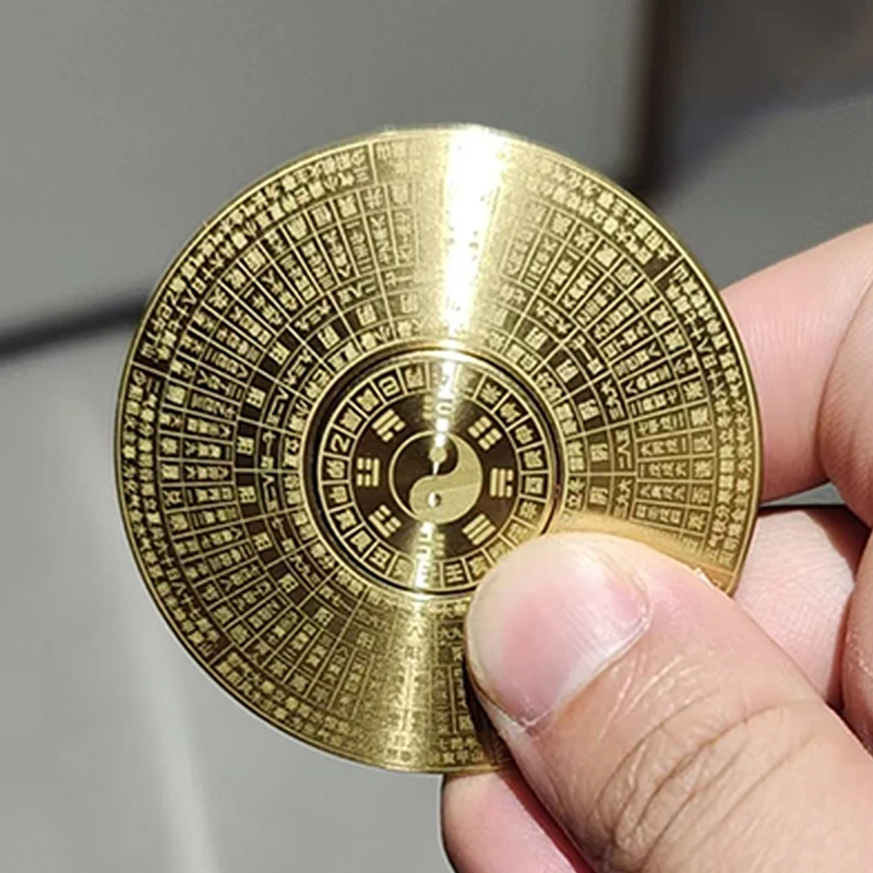 Chinese Style Tai Chi Fidget Spinner for Adults Teens ADHD Stress Anxiety Relief Toys Metal EDC Gadgets Novelty Gifts