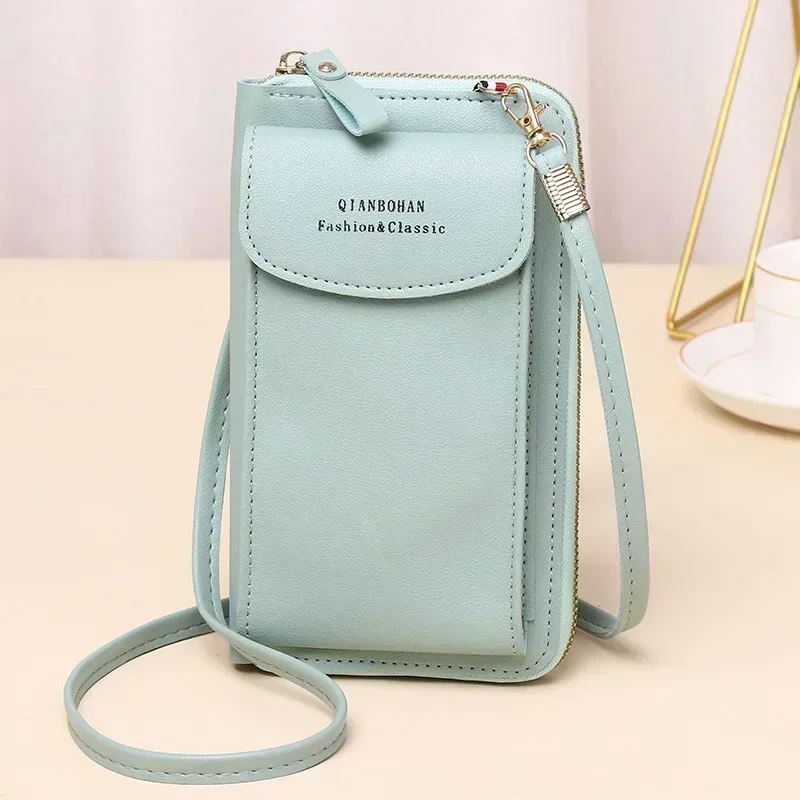 SGN2 Cartera de hombro para mujer, Mini bolsos de cuero con correas para teléfono móvil, tarjeteros grandes, bolso de mano