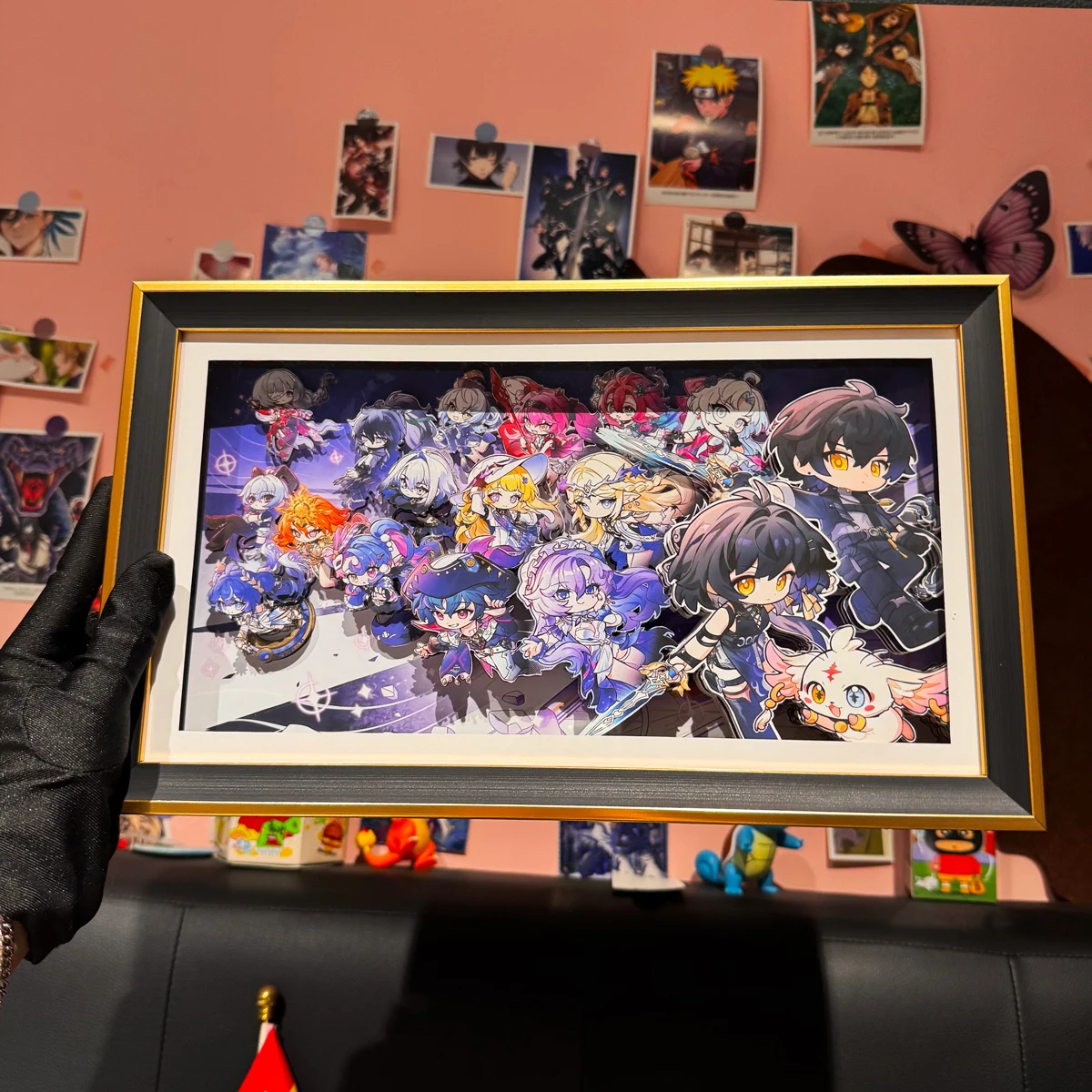 

Wuthering Waves Handmade 3D Art Painting Cartoon The Shorekeeper Figure Desktop Ornament Fans collect gifts