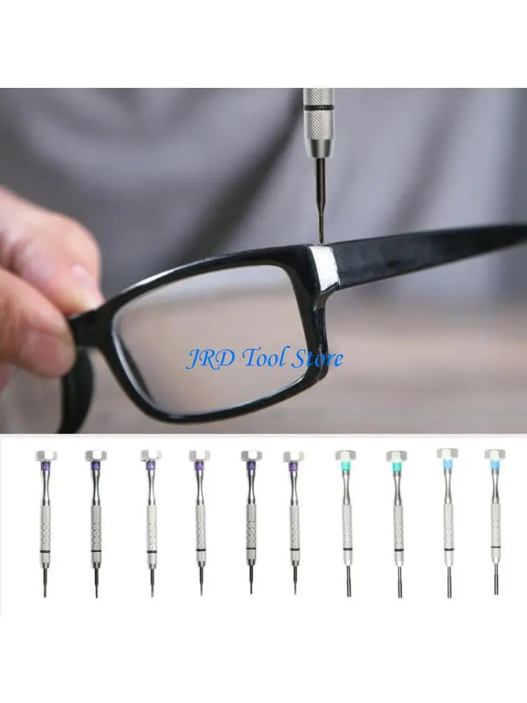 A2UD Screwdriver For Eyeglasses Repair, Nonlip Grip Portable Sunglasses Maintenance