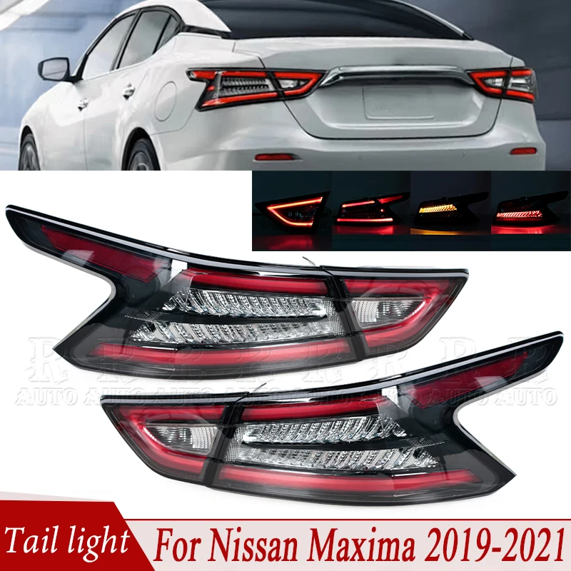 

Для Nissan Maxima 2019-2021 Автомобильный задний фонарь в сборе Задний фонарь указателя поворота Стоп-сигнал Противотуманная фара 265559DJ0A 265409DJ0A