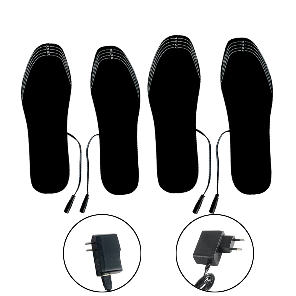 

USB Electric Heated Insoles Comfortable Keeping Warm Washable Outdoor Sports Thermal Shoe Pads Mat Shoe Accessories