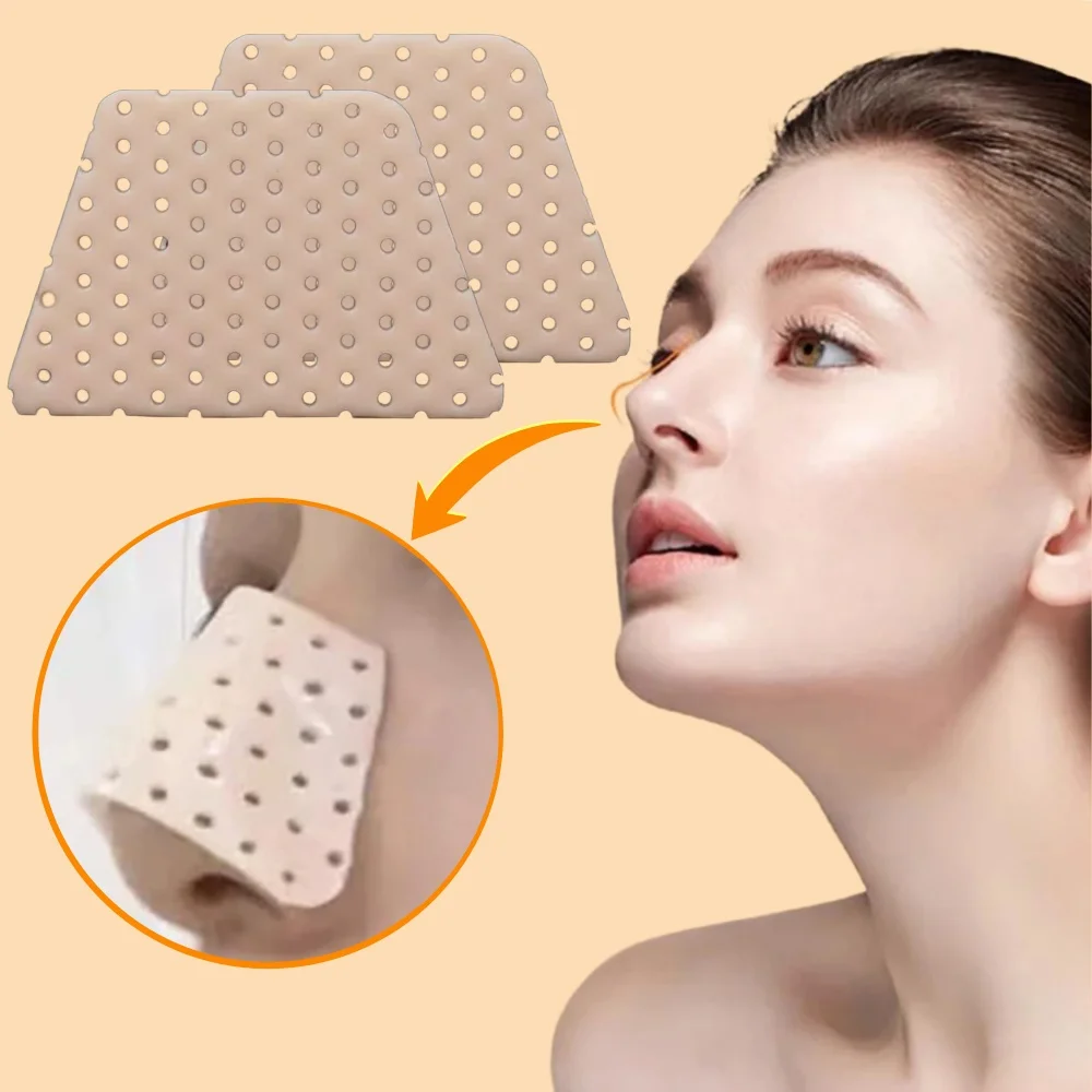 10pcs 6.5cm Thermoplastic Nasal Splint Rhinoplasty Immobilized Trapezoidal Nose Nasal Splint Low Temperature Nose Splint Ortho