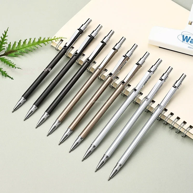 1pcs Mechanical Pencil 0.5/0.7mm Pencil Metal Rod Automatic Pen Pencil Lead Refill Student Stationery Wholesale Lapiseira image 5