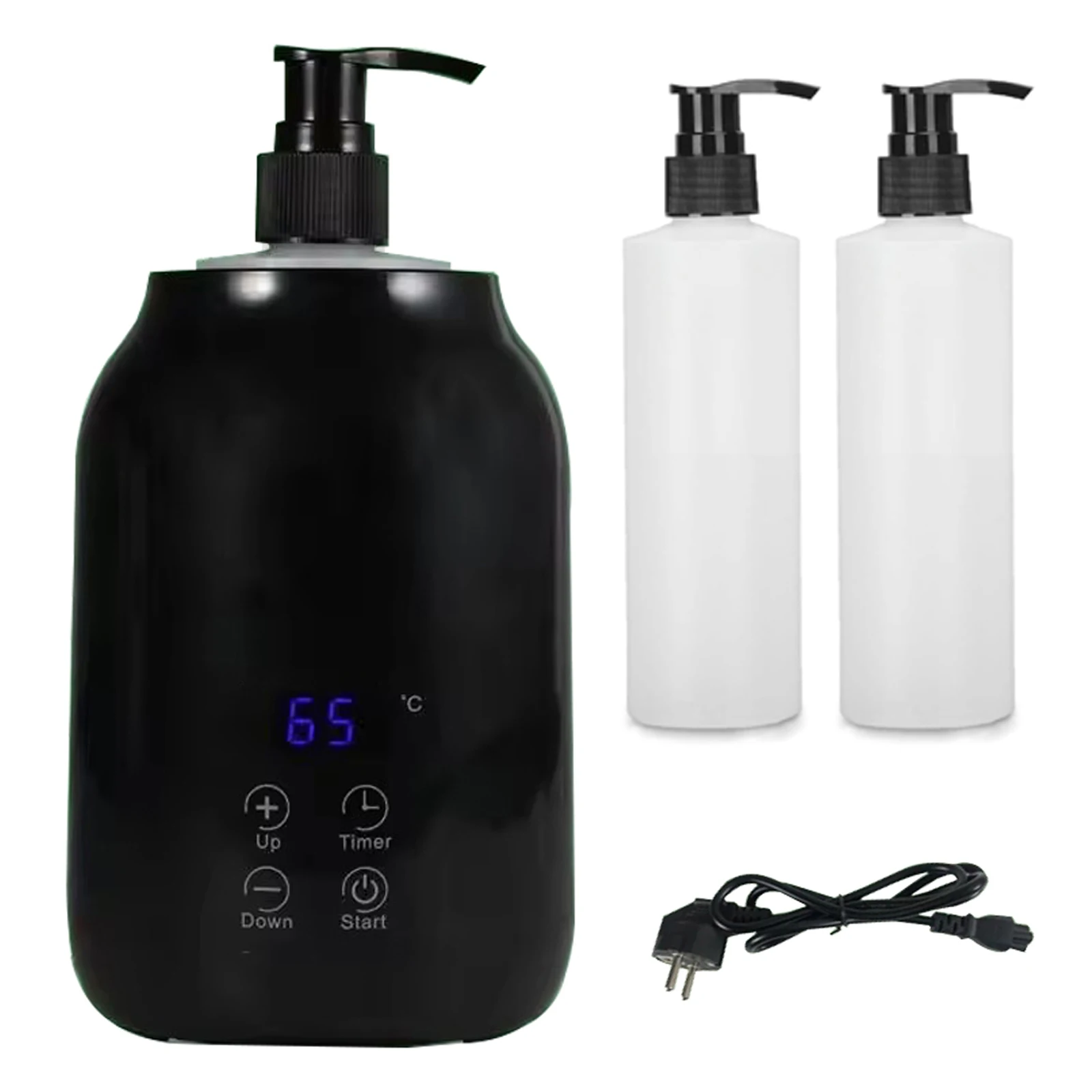 NEW Essential Oil Heater LED Display Temperature Adjust Single Massage Oil Bottle Warmer Massage Oil Heater