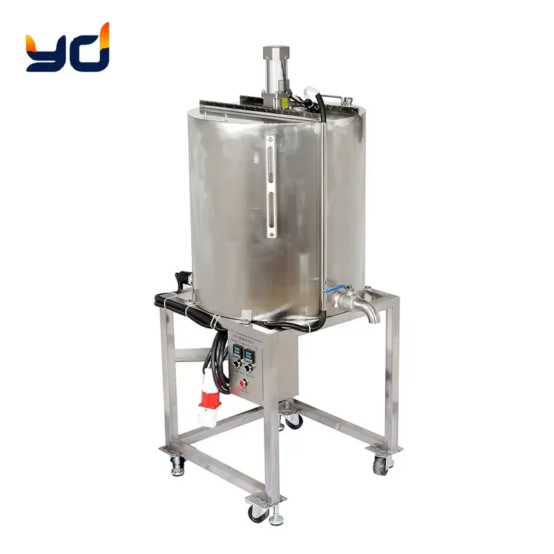 200L Water Jacket Candle Making Machine Price Paraffin Soy Coconut Honey Wax Candle Make Kit Stainless Steel Wax Melter