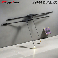 HappyModel ES900 DUAL RX ELRS Diversity Receiver 915MHz / 868MHz Built-in TCXO for RC Airplane FPV Long Range Drones DIY Parts