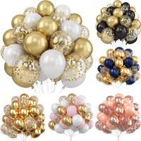 30Pcs Latex Balloons Of Various Colors Metal Gold Balloons Gold Colored Paper Birthday Party Decorations And Wedding Supplies