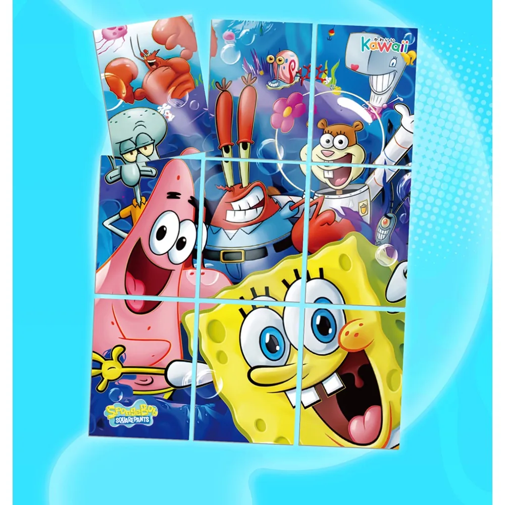 Wholesale SpongeBob SquarePants Card For Children High Scoring Cheerful Animation Limited Game Collection Card Christmas Gifts