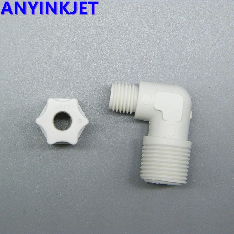 use for Citronix 003-1095-001 connector 3/8 connector L type for Citronix Ci580 Ci700 Ci1000 Ci2000 printer - view 3