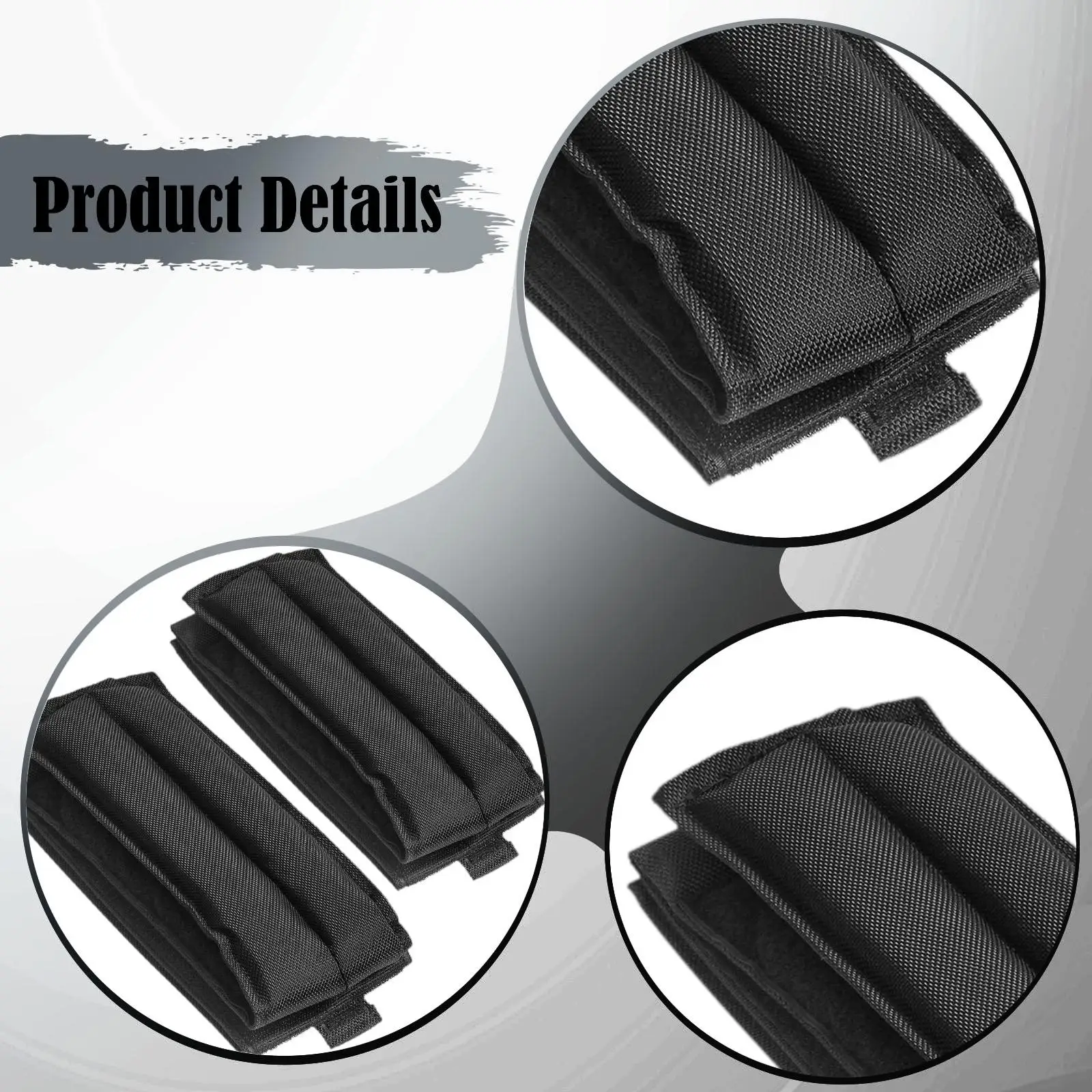 Durable Drywall Stilts Straps Thick Padded Oxford Cloth Leg Supports Adjustable Replacement Parts for Construction