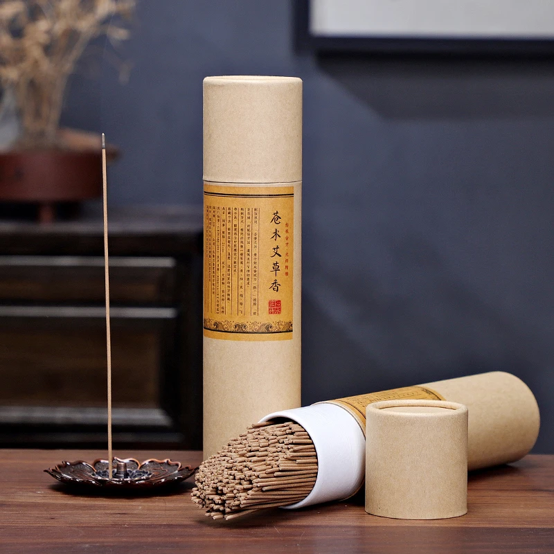 Натуральные ароматические палочки из полыни, 200 г, 21 см, Atractylodes Macrocephala, репеллент от комаров, бытовая палочка, благовония для здоровья