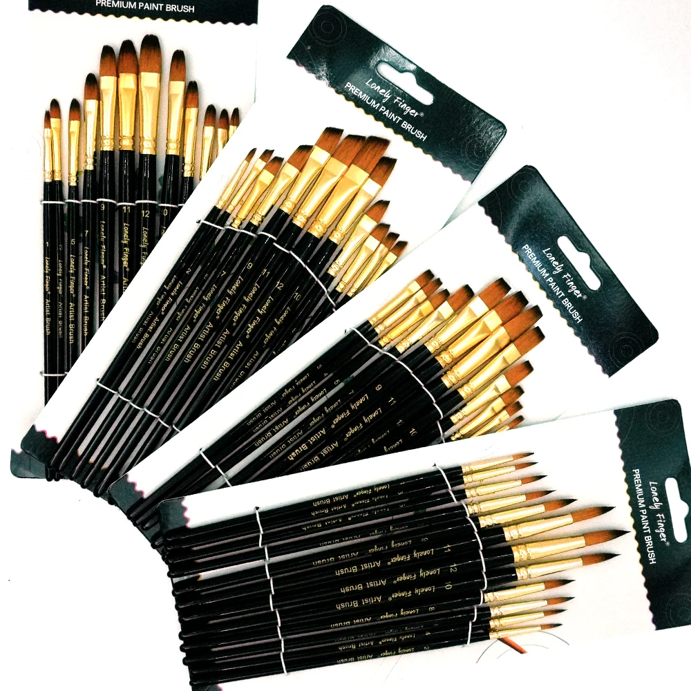 Metallic Paint Set - Zestaw pędzli do malowania twarzy, profesjonalne