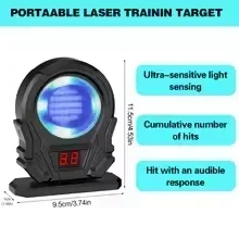 YChristmas gifts mini infrared Dart Target Laser Training Target Induction Laser Target Auto-Scoring Target Sound Light Feedback