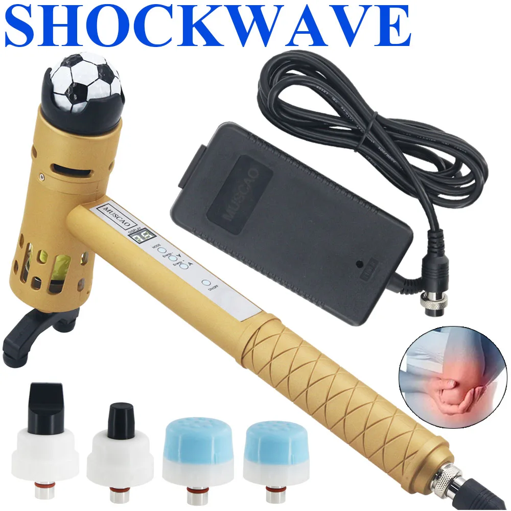 

Portable Shock Wave Therapy Machine Chiropractic Tool 2 In 1 For ED Massager Relaxation Shockwave Pain Relief Massage Device