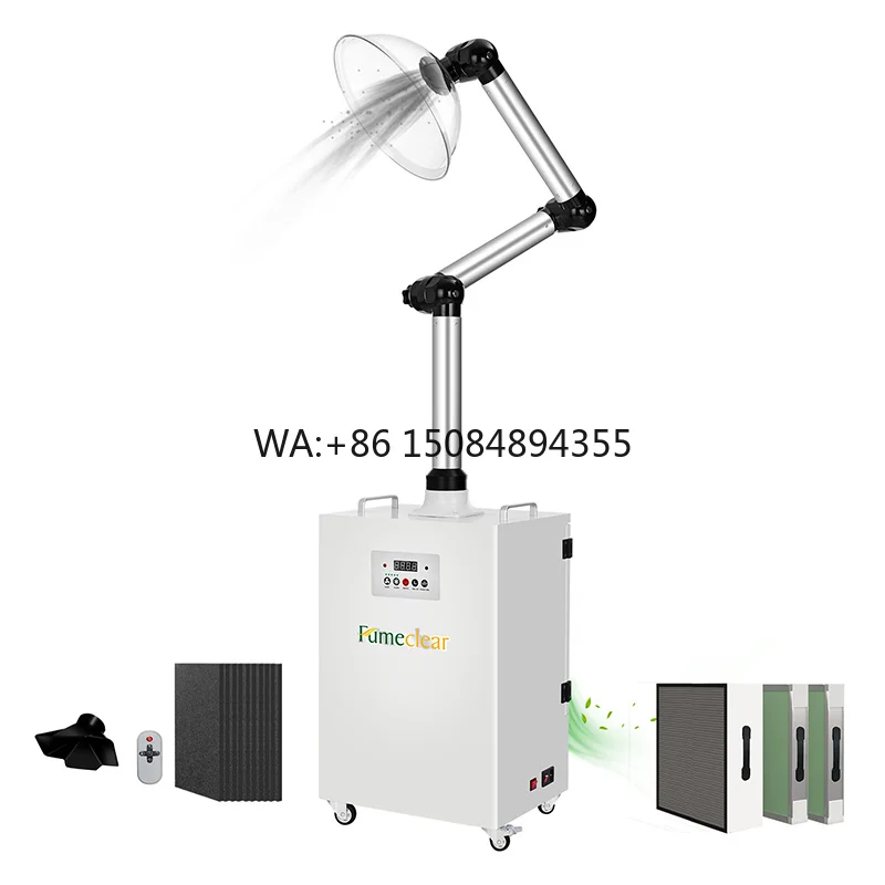 FC-350 UV Lamp  Extractor Dust Collector Smoke Purifier for School Laboratory Air and Dental Clinic