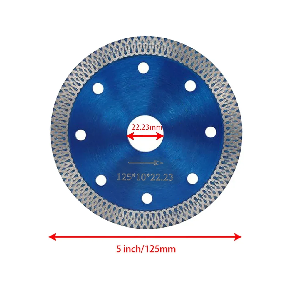 Imagem -06 - Diamante Viu a Lâmina para a Telha da Porcelana do Mármore do Granito Disco Cerâmico do Corte Acessórios da Ferramenta de Oscilação 105 mm 115 mm 125 mm 1pc o