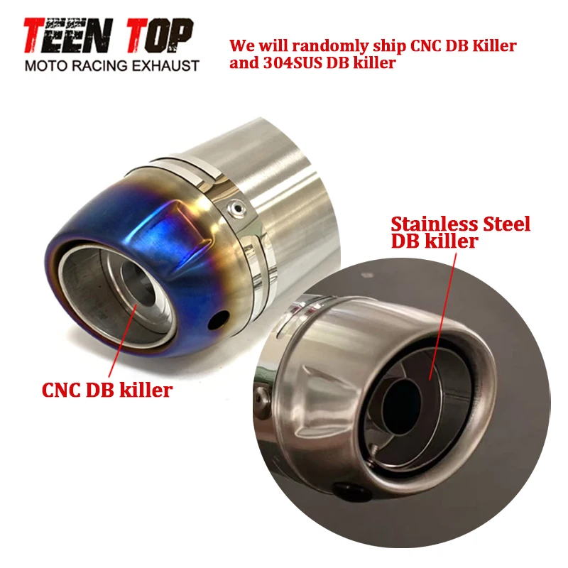 Slip-on Exhaust For Suzuki GSR250 GSR250S GSR250F Exhaust Muffler Elbow DB Killer GW250 Inazuma 12-17 51mm Dual Exhaust System
