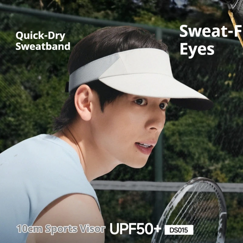 

Beneunder Men Uv Protection Sun Visor Hat Lightweight Breathable Sweat Absorbent Cool Feeling Outdoor Running Hiking Sports