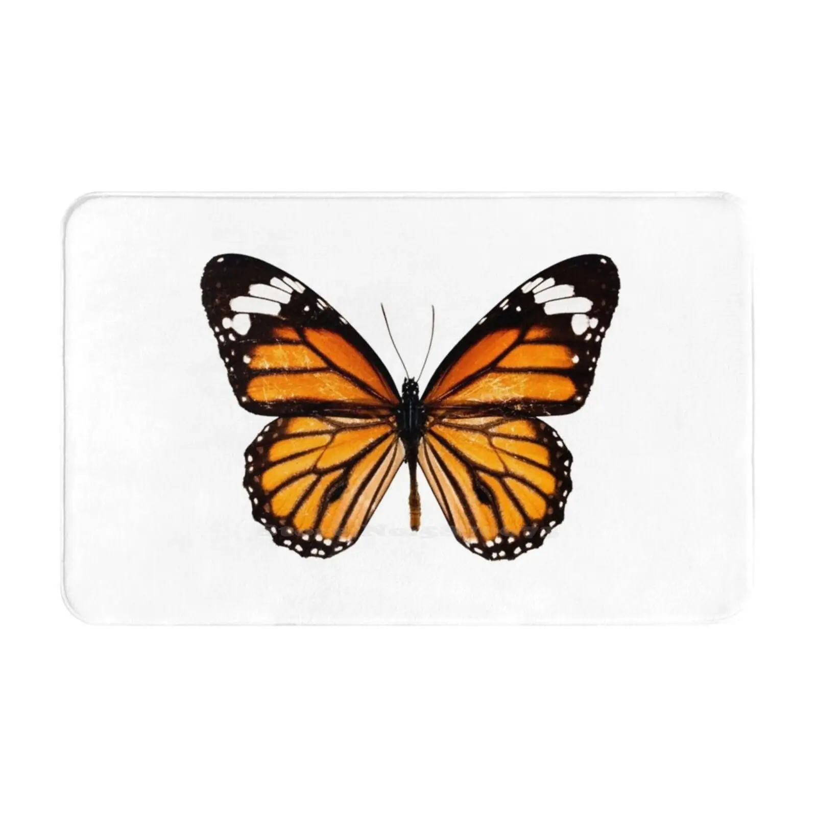 Monarch Butterfly Sticker Soft Cushion Car Home Carpet Door Mat Nature Wings Insects Flower Bug Summer Monarch Butterflies