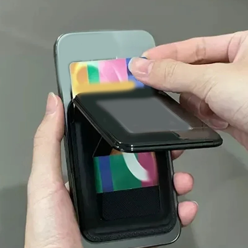 JAJA Screen Capture Phone Holder Wallet NFC DIY Picture Ink Holder DIY Electronic Ink Wallet Suitable For IOS 11-15Pro Max