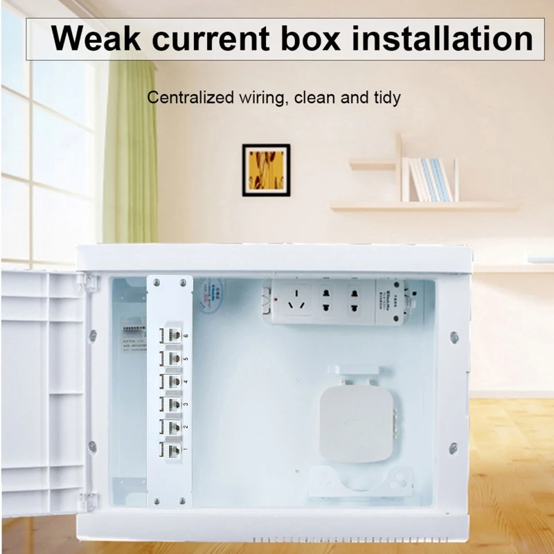 Panel Keystone CAT6 para rack o empotrar, tomas RJ45 - imagen 2