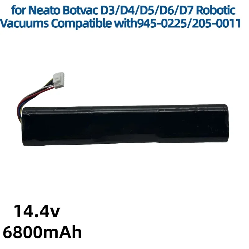 

14.4V 6800mAh Replacement Battery–High Capacity for Neato Botvac D3/D4/D5/D6/D7 Robotic Vacuums Compatible with945-0225/205-0011