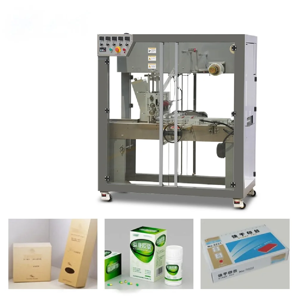 KUNJIN-PQ-300A 3D Transparent Film Packaging Machine for Box/carton Heat Shrink Packing Wrapping Machine for Cosmetics Package