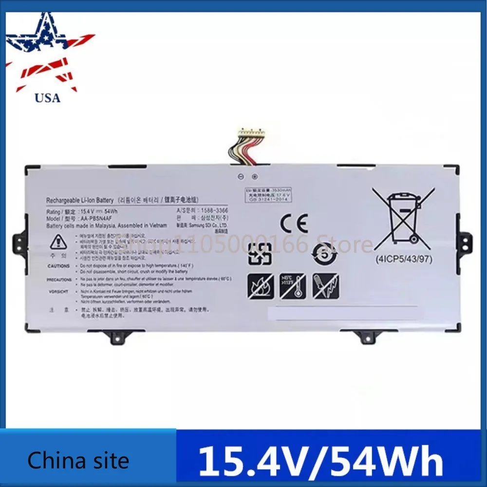 AA-PBSN4AF battery FOR SAMSUNG NP730QCJ NP730QDA 3530MAH 15.4V 54WH 4-CELL BATTERY BA43-00391A NT930SBE Laptop Batteries