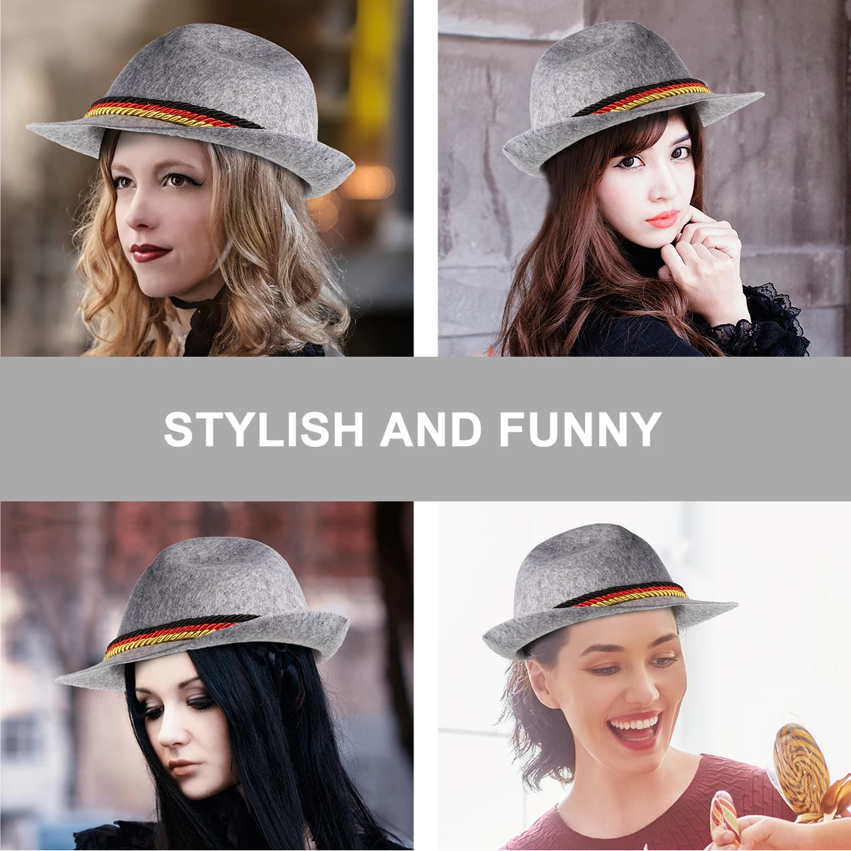 

Autumn Beer Hat Women's Sombrero Halloween Cosplay Artificial Hats Creative